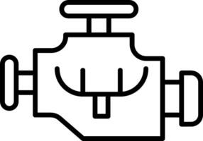 Auto-Motor-Vektor-Symbol vektor