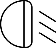 Auto Licht Vektor Symbol