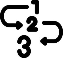 sequentiell Vektor Symbol