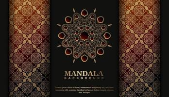Luxus-Mandala-Hintergrundkonzept vektor