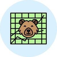 Björn vektor ikon