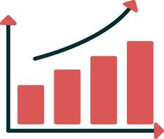 tillväxt vektor ikon