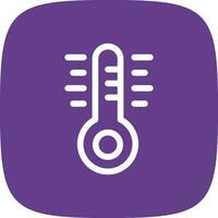 Thermometer kreatives Icon-Design vektor