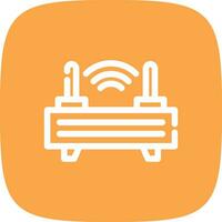 Router kreatives Icon-Design vektor