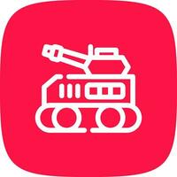 Tank kreatives Icon-Design vektor