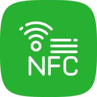 nfc kreativ Symbol Design vektor