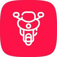 motorcykel kreativ ikon design vektor