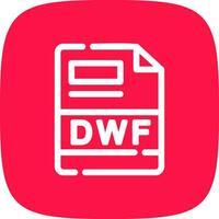 dwf kreativ Symbol Design vektor