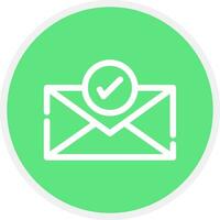 E-Mail kreatives Icon-Design vektor