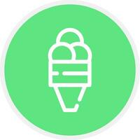 Eis kreatives Icon-Design vektor