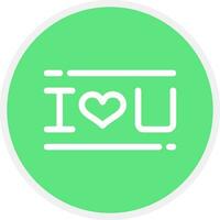 liebe kreatives Icon-Design vektor