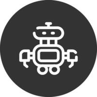 Roboter kreatives Icon-Design vektor