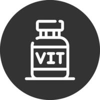 Vitamine kreatives Icon-Design vektor
