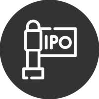 ipo kreativ ikon design vektor