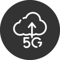 5g ladda upp kreativ ikon design vektor