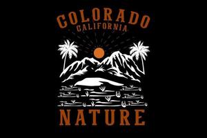 colorado california natur handritad illustration design vektor