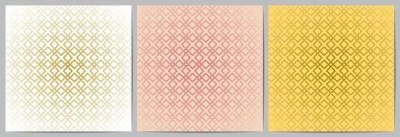 moderner Hintergrund des geometrischen Musters mit gestreifter quadratischer Form vektor