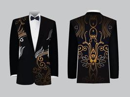 dekorative Blazer-Designs vektor