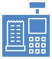 Registrierkassen-Vektorsymbol vektor