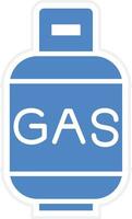 gas cylindrar vektor ikon