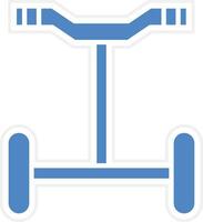 Polizei Segway Vektor Symbol