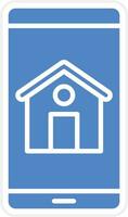 Haus App Vektor Symbol
