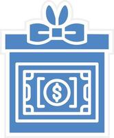 Geld Geschenk Vektor Symbol