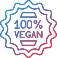 alle vegan Produkte Vektor Symbol