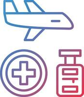 medicinsk turism vektor ikon