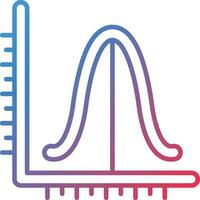 Histogramm-Vektorsymbol vektor