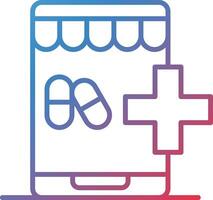 Gesundheitswesen E-Commerce Vektor Symbol