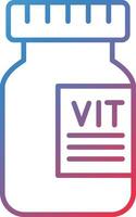 Vektorsymbol für Vitamine vektor