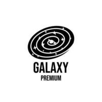 galaxie logo icon design illustration vektor