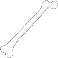 Symbol für menschliche Knochen vektor