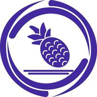 Ananas-Vektor-Symbol vektor