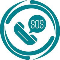 SOS-Vektorsymbol vektor