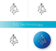 5g-Chip-Symbol vektor