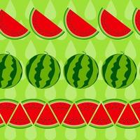 Hintergrund aus Wassermelone. Vektor-Illustration. vektor