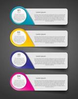 Infografik-Geschäftsschablonen-Vektorillustration vektor