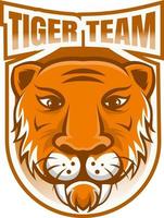 Tiger Team E-Sport Team Maskottchen Logo vektor