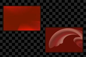 uppsättning mörk röd bakgrund abstrakt specialeffekt för banner, webb vektor