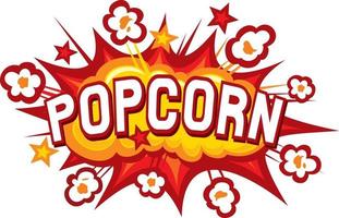 Popcorn-Icon-Design vektor