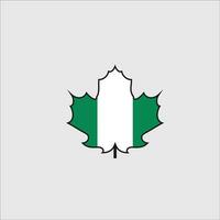 Nigeria-Flagge-Symbol vektor