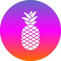 Ananas-Vektor-Icon-Design vektor