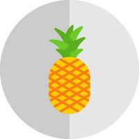 Ananas-Vektor-Icon-Design vektor