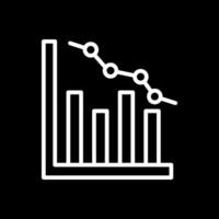 wirtschaftlich Abschwung Vektor Symbol Design