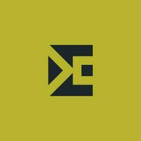 Initiale Brief e Logo. abstrakt und modern Brief e Monogramm vektor
