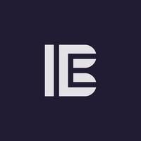 Initiale Brief Sein oder eb Logo. elegant Kombination von Brief b und e. vektor