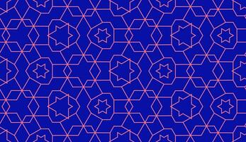 abstrakt elegant Rosa Blau Technik Linie nahtlos Muster vektor