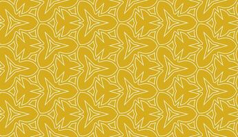 abstrakt geometrisch Gelb Natur Zier nahtlos Muster vektor
